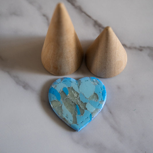 #01 Blue Stone Heart