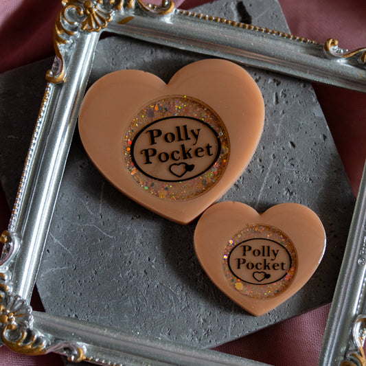 Polly Pocket - Heart set (Brown)